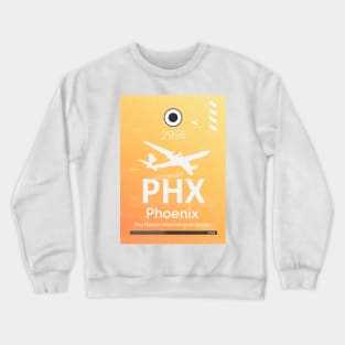 Phoenix airport code PHX Crewneck Sweatshirt